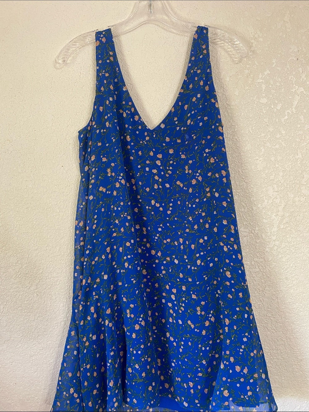 Charles Henry Royal Blue Floral Dress - Picture 6 of 7